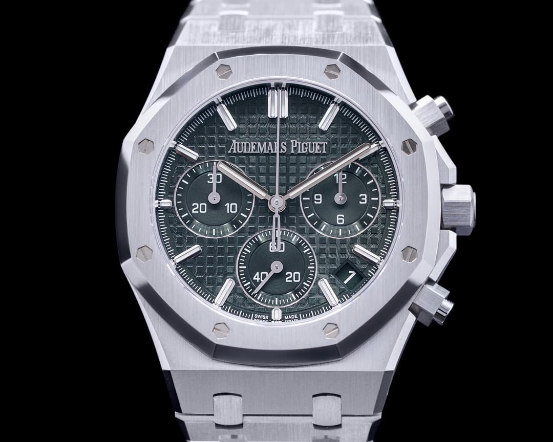 Audemars Piguet Royal Oak Chronograph "50th Anniversary" GREEN Dial SS 41MM UNWORN