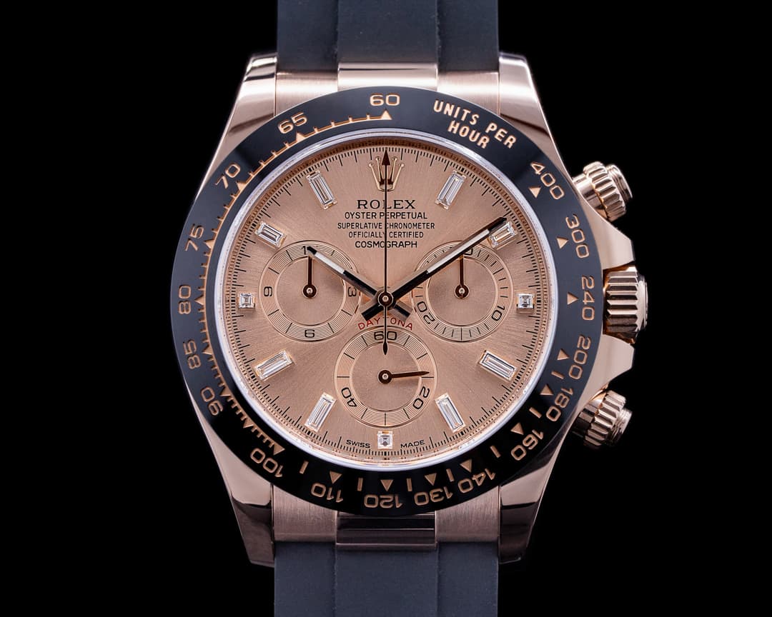 Rolex Cosmograph Daytona 116515LN Ceramic 18K Everose Gold / Sundust Diamond 2
