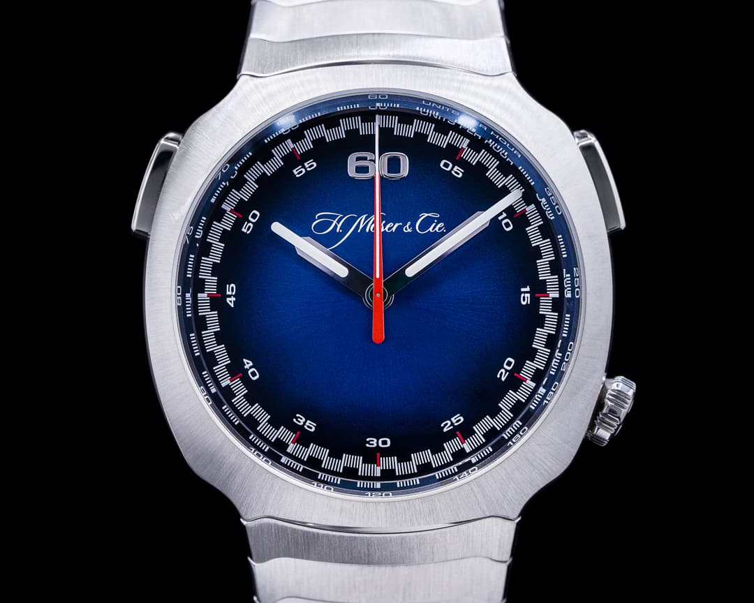 H. Moser & Cie. Moser Streamliner Flyback Chrongraph Blue Dial
