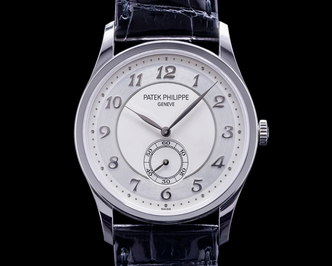 Patek Philippe Calatrava Platinum 5196P Silver Dial Arabic Numerals