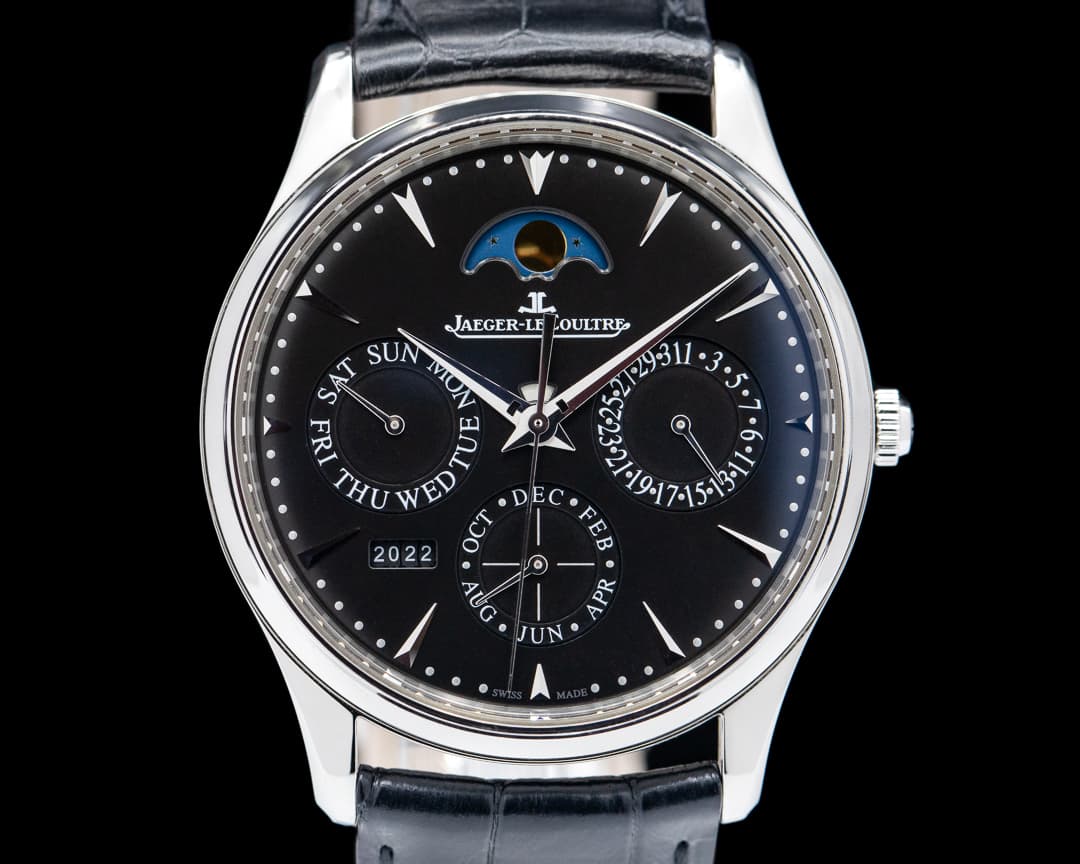 Jaeger LeCoultre Master Ultra Thin Perpetual Calendar Black Dial 39MM