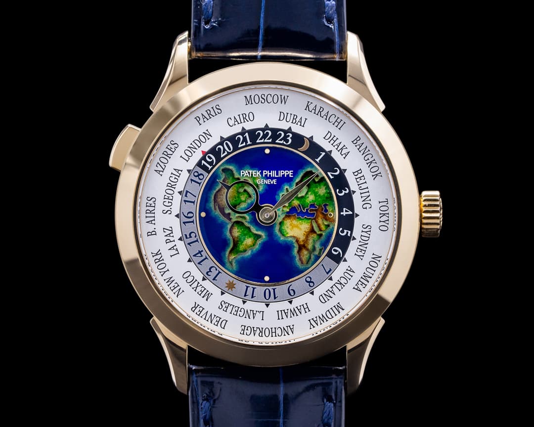 Patek Philippe World Time 5231J Enamel Dial 18K Yellow Gold 2021