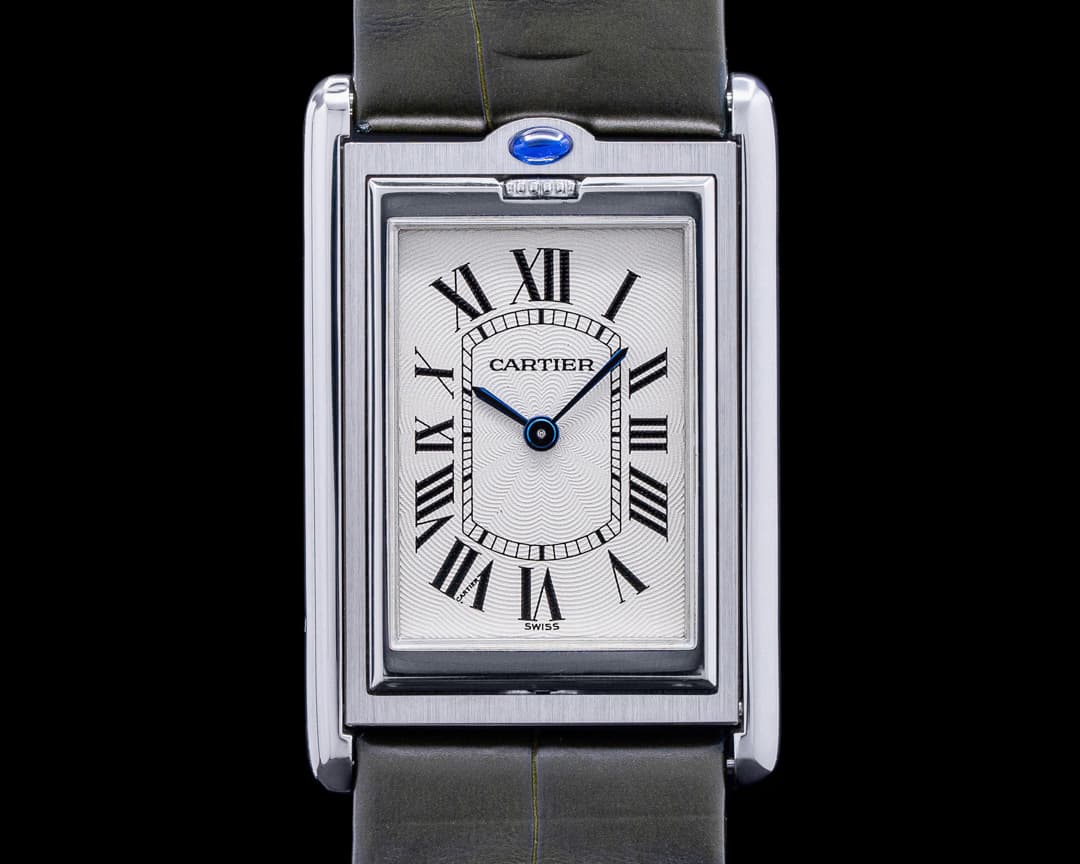 Cartier Tank Basculante Mecanique SS