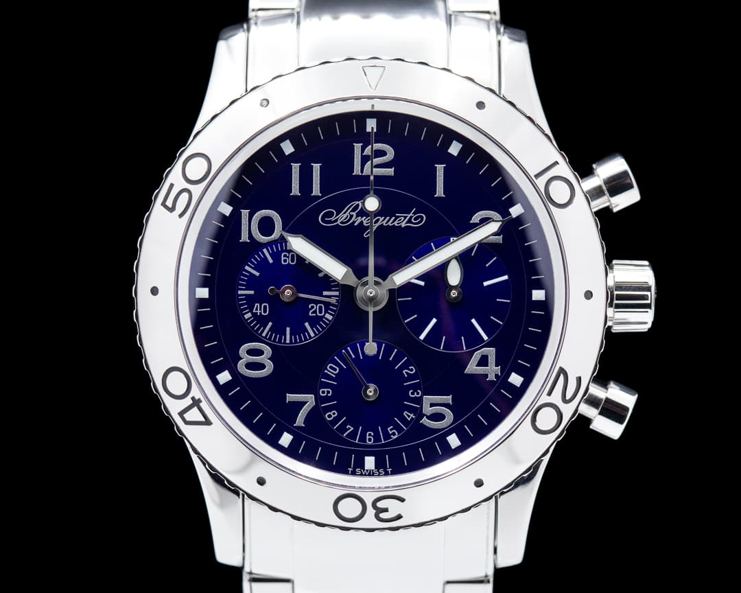 Breguet Type XX 3807 Aeronavale SS Blue Dial LIMITED
