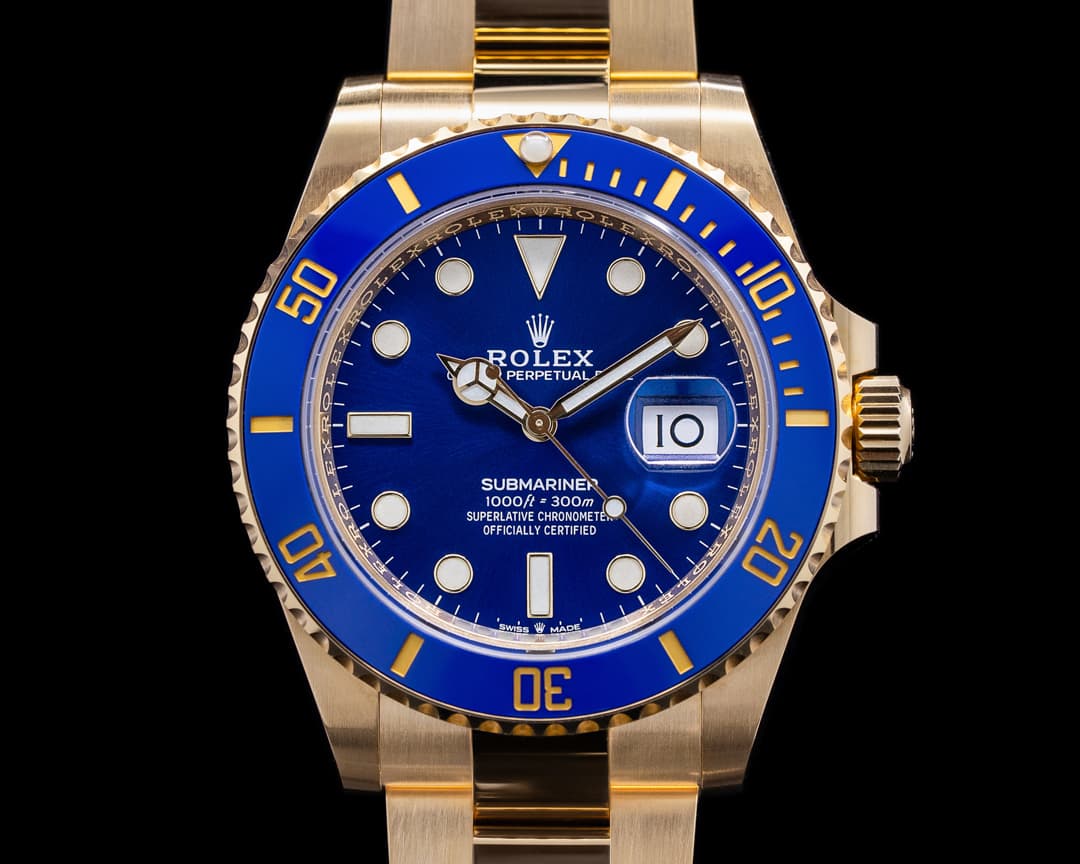 Rolex Submariner 126618 18K Yellow Gold Blue Dial 2021