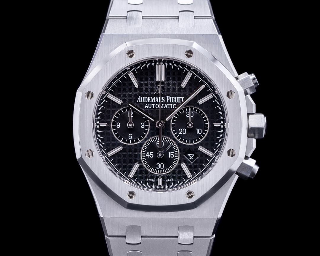 Audemars Piguet Royal Oak Chronograph Black Dial SS 41MM