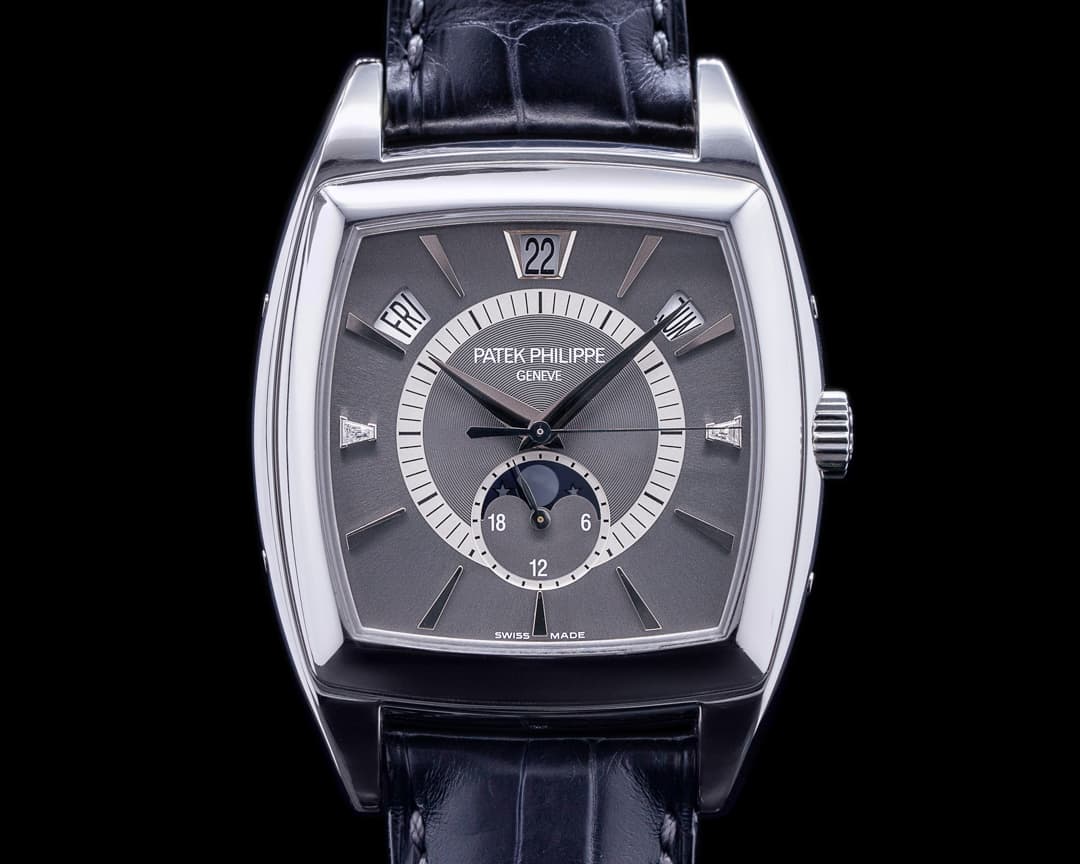 Patek Philippe Gondolo Calendario 5135 Grey Dial Platinum