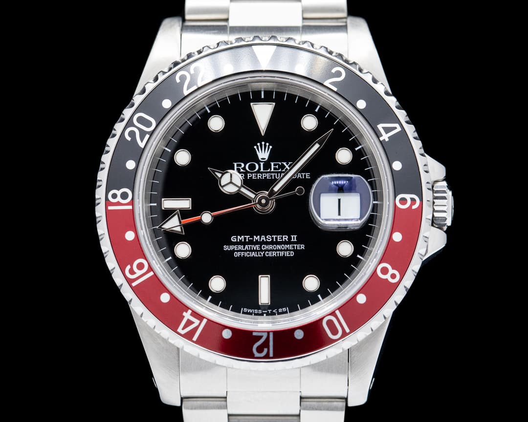 Rolex GMT Master II 16710 SS Red / Black Coke
