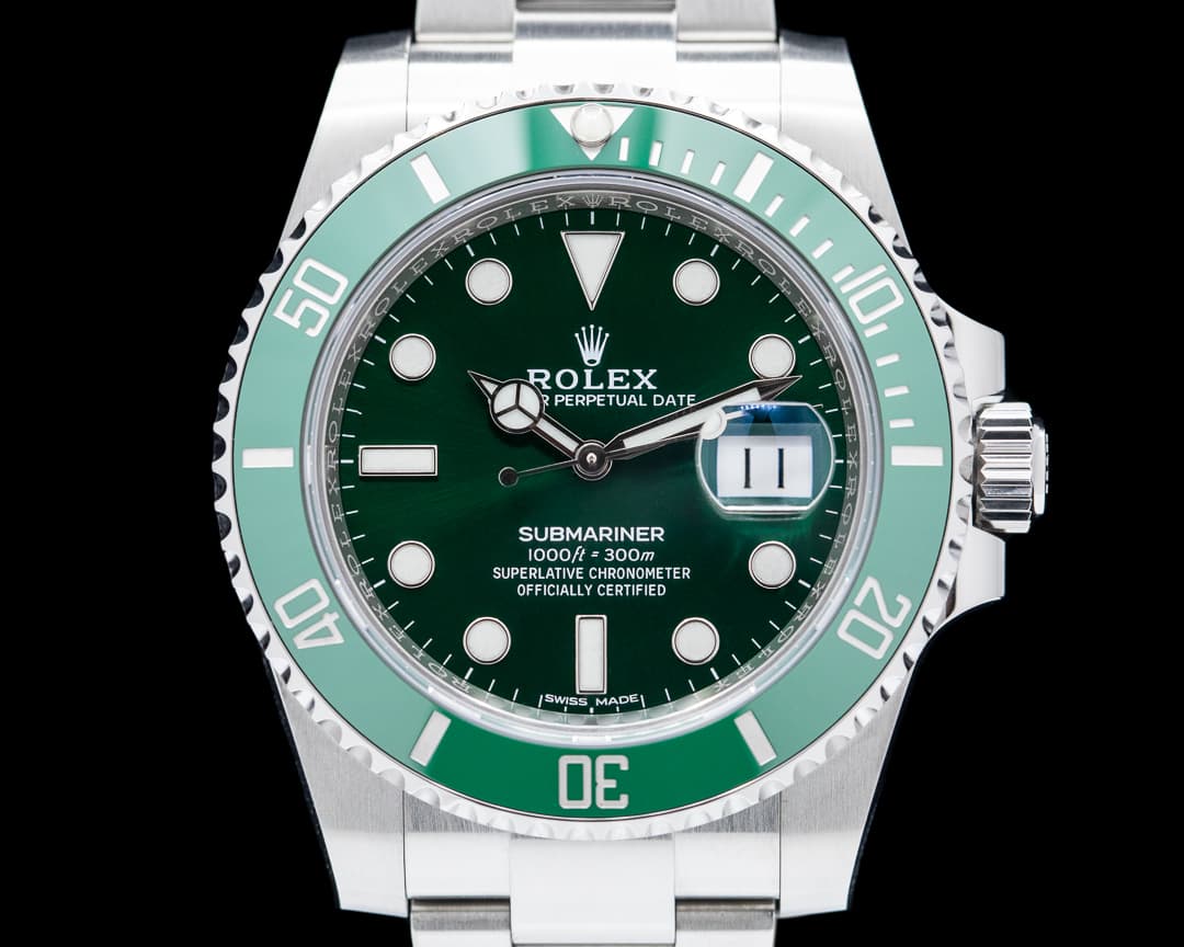 Rolex Submariner "Hulk" Green Ceramic Bezel Green Dial SS 2019