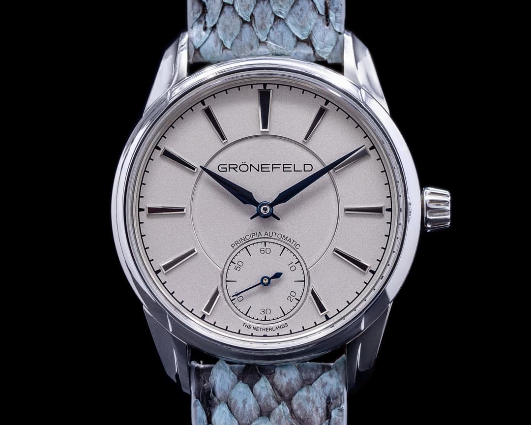 Gronefeld 1941 Principia Automatic Steel Rhodium Dial