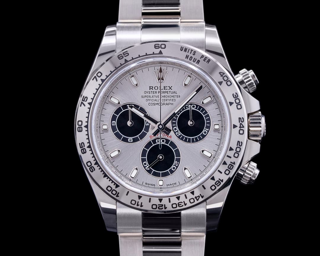 Rolex Daytona 116509 Silver and Black Dial 18K White Gold 2022