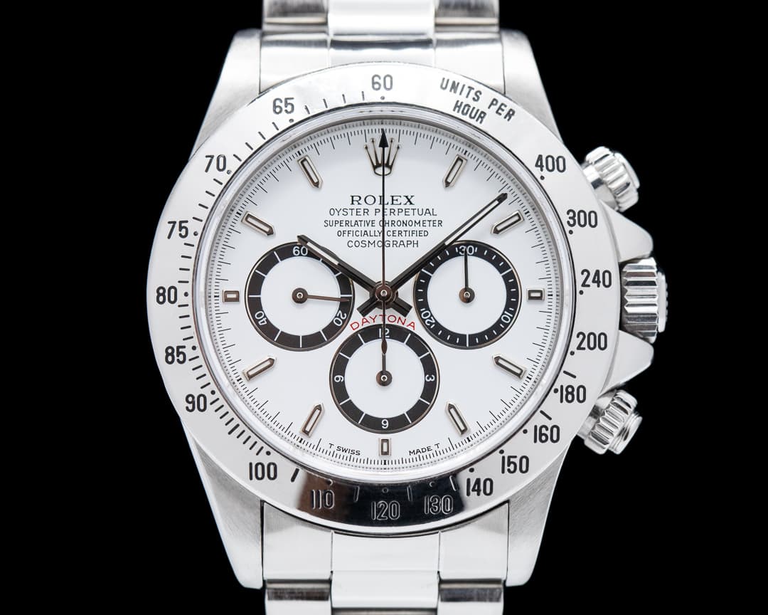 Rolex Daytona SS White Dial Zenith Movement INVERTED 6 1993