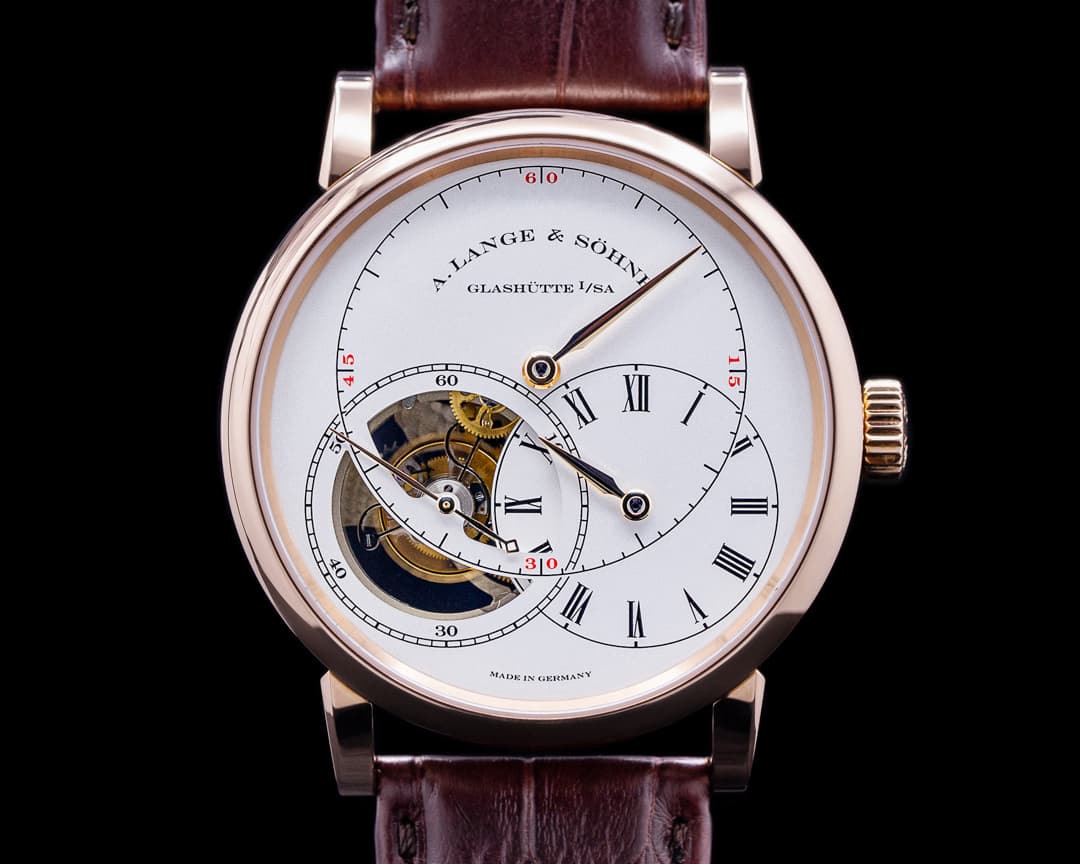A. Lange and Sohne Richard Lange 760.025F Tourbillon Pour le Merite Rose Gold