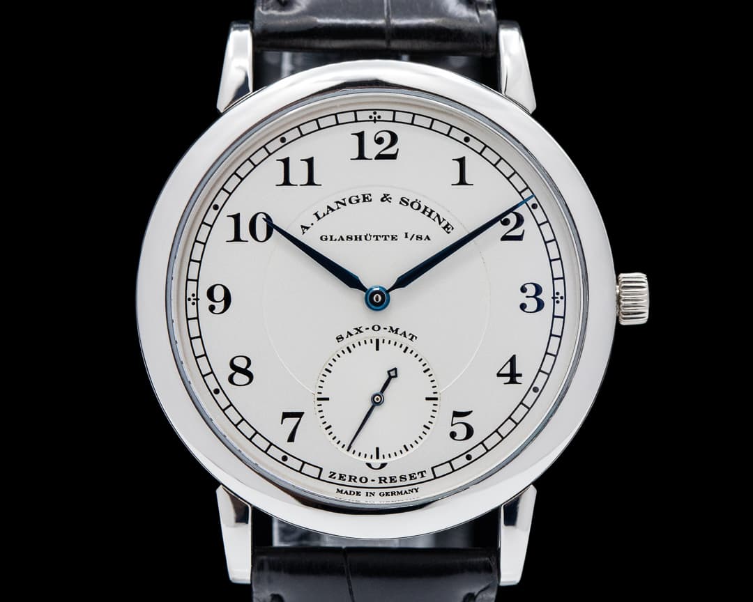 A. Lange & Söhne 1815 Automatik 303.025 Platinum Silver Dial RARE