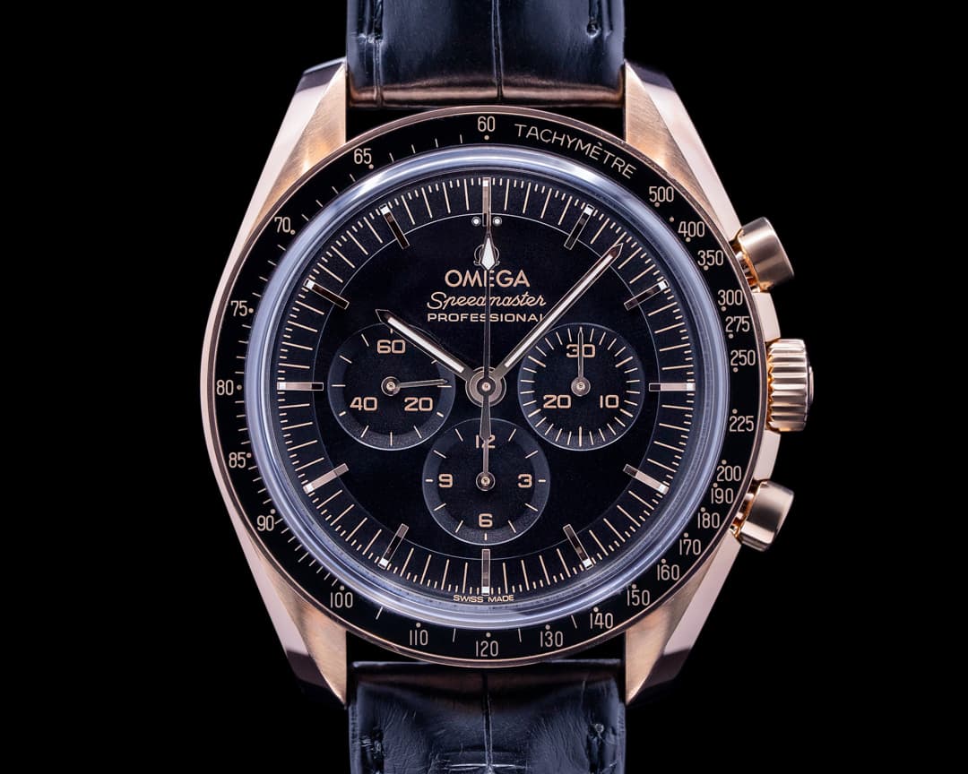 Omega Speedmaster Moonwatch Professional Sedna Gold