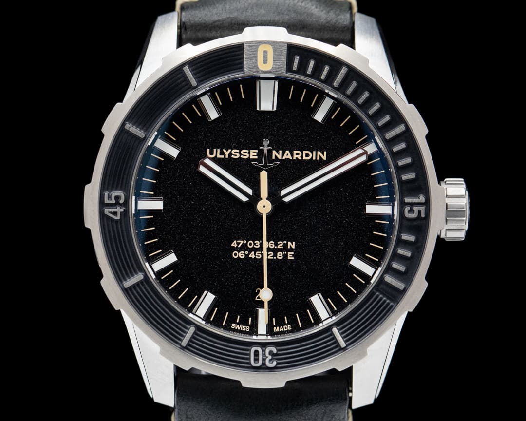 Ulysse Nardin 42mm Diver Black Dial SS 8163-175/92