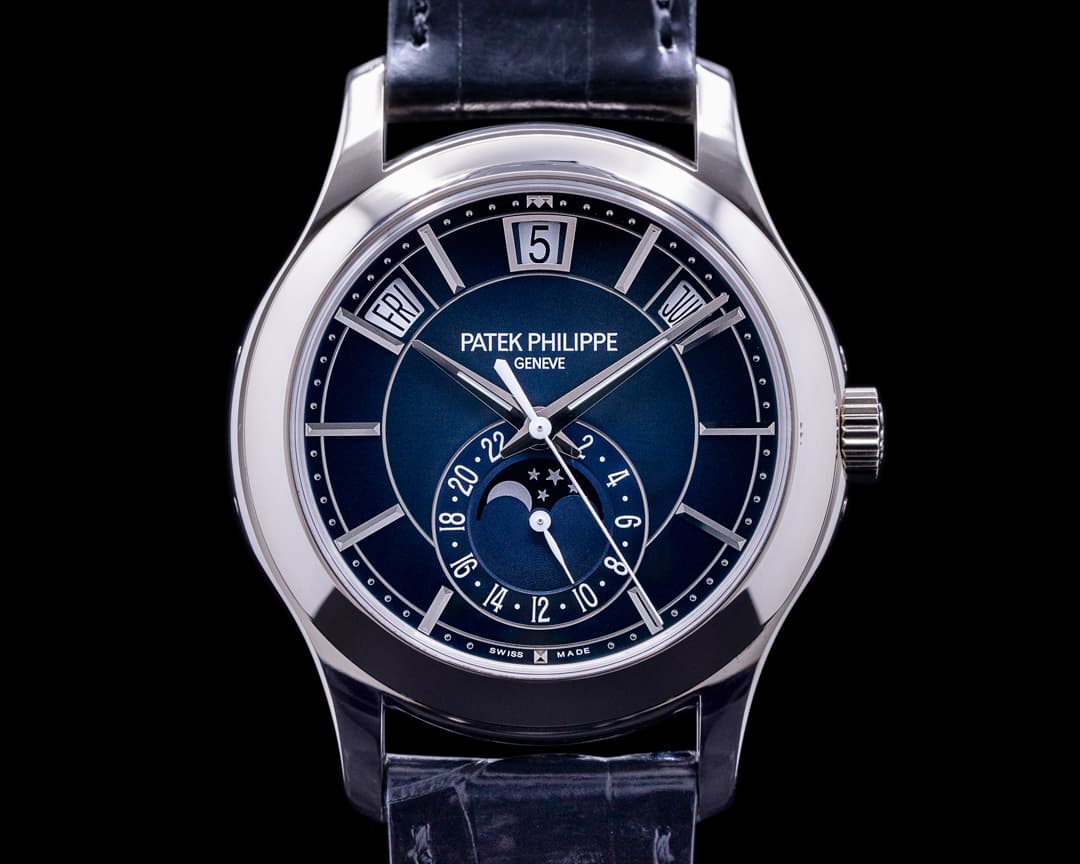 Patek Philippe Annual Calendar 5205G Blue Dial 18K White Gold 2021