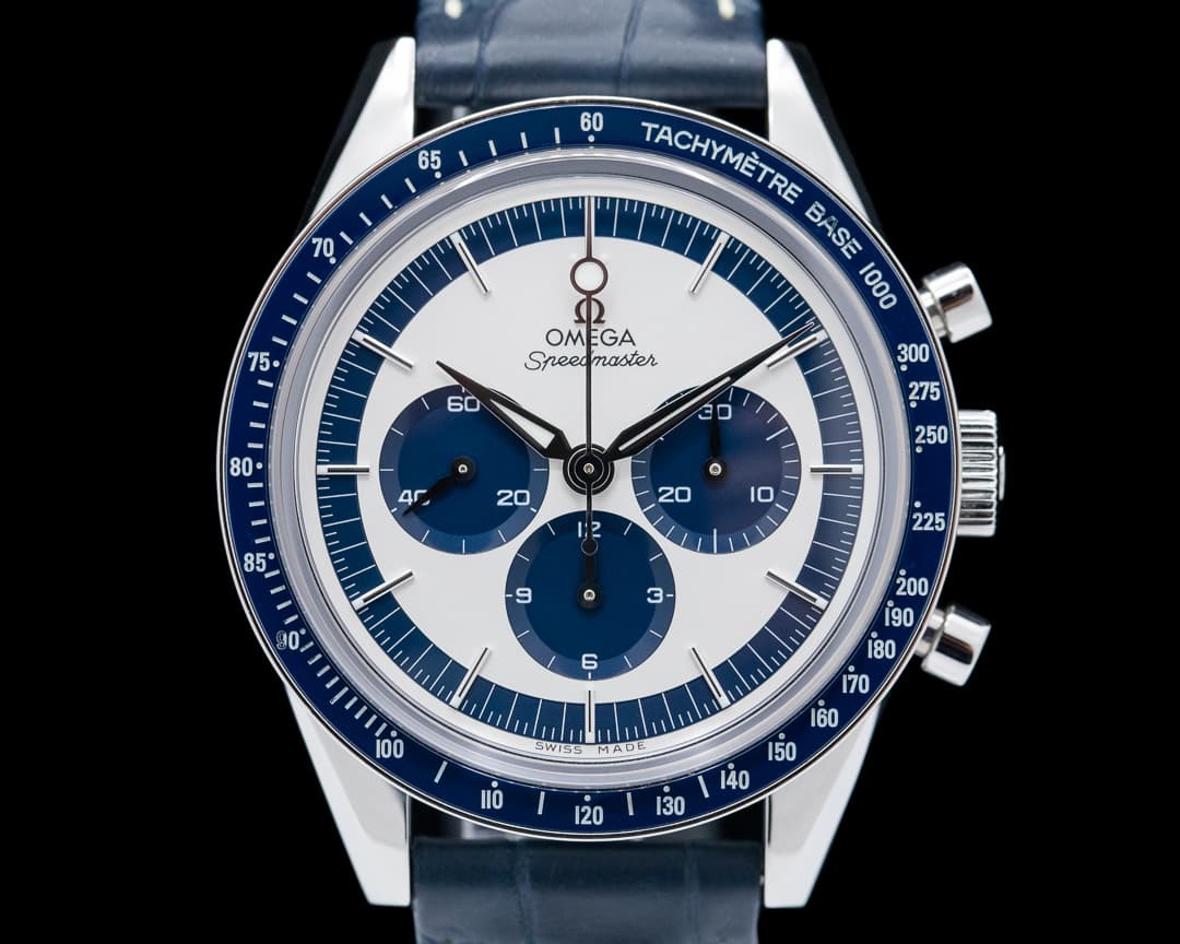Omega Speedmaster CK 2998 Silver / Blue Dial LIMITED