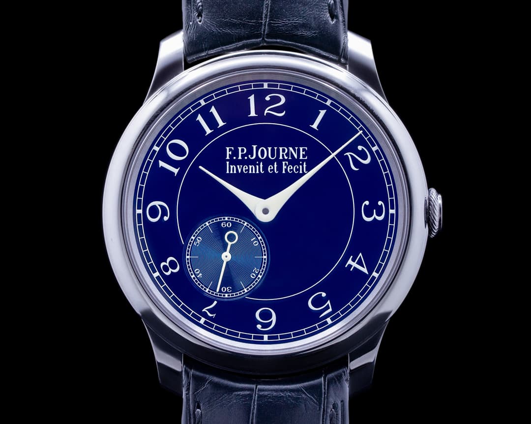 F. P. Journe Chronometre Bleu Tantalum Blue Dial