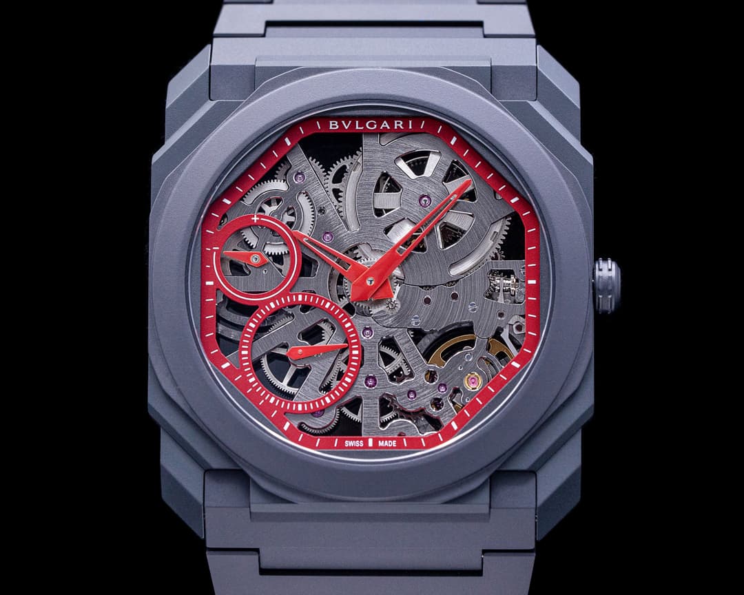 Bulgari Octo Finissimo Skeleton Red Limited Edition Ceramic