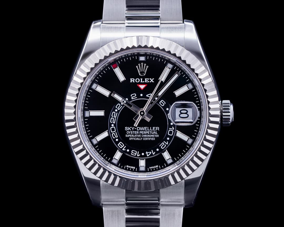 Rolex Sky Dweller 326934 Steel Black Dial