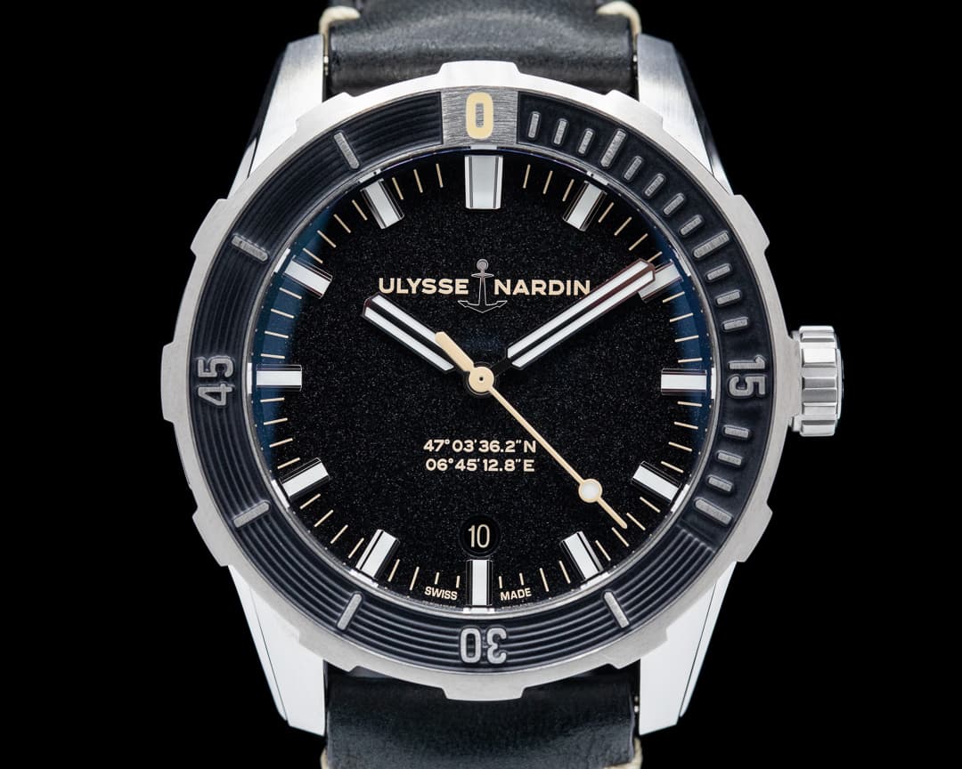 Ulysse Nardin 42mm Diver Black Dial SS 8163-175/92