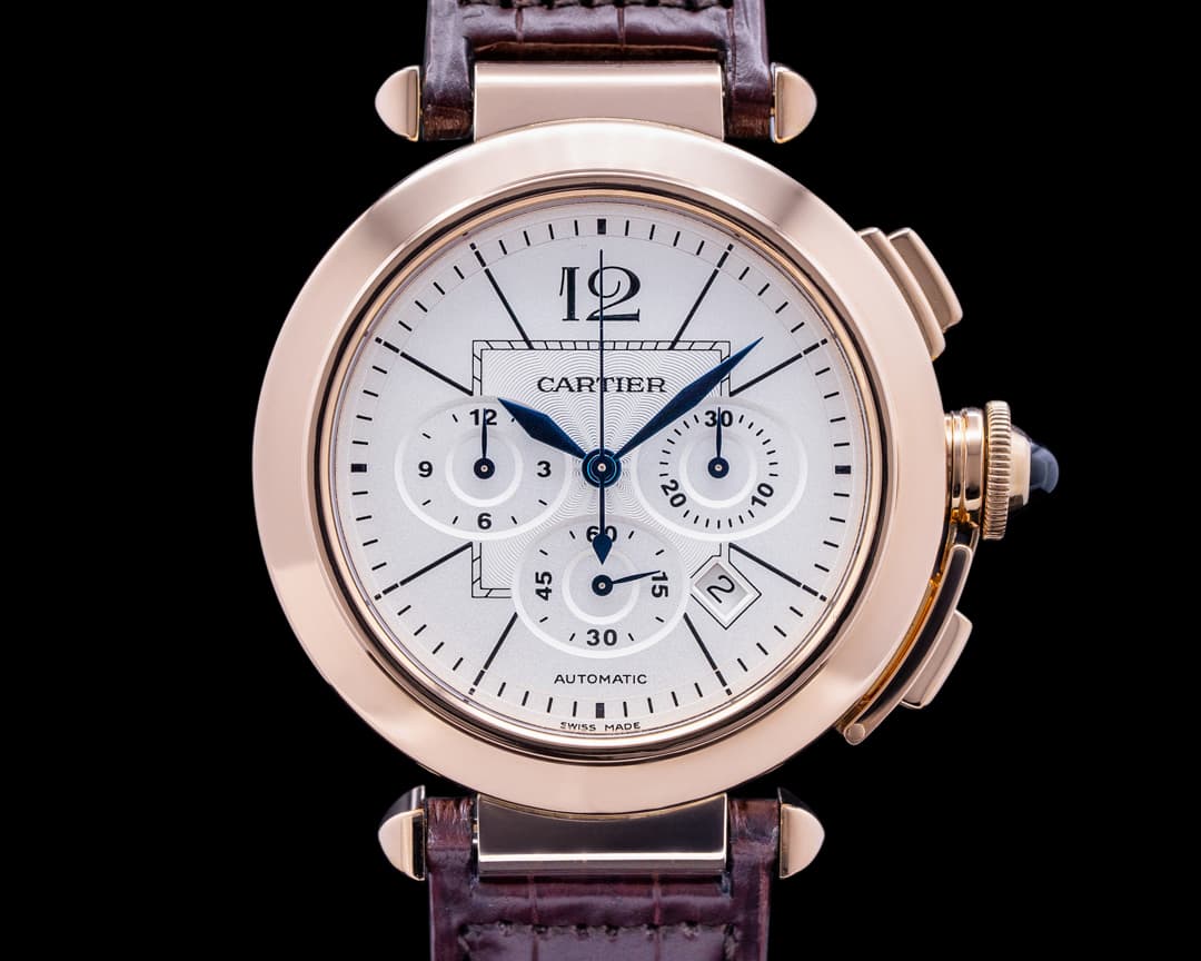 Cartier Pasha Chronograph 2861 Automatic 18k Rose Gold