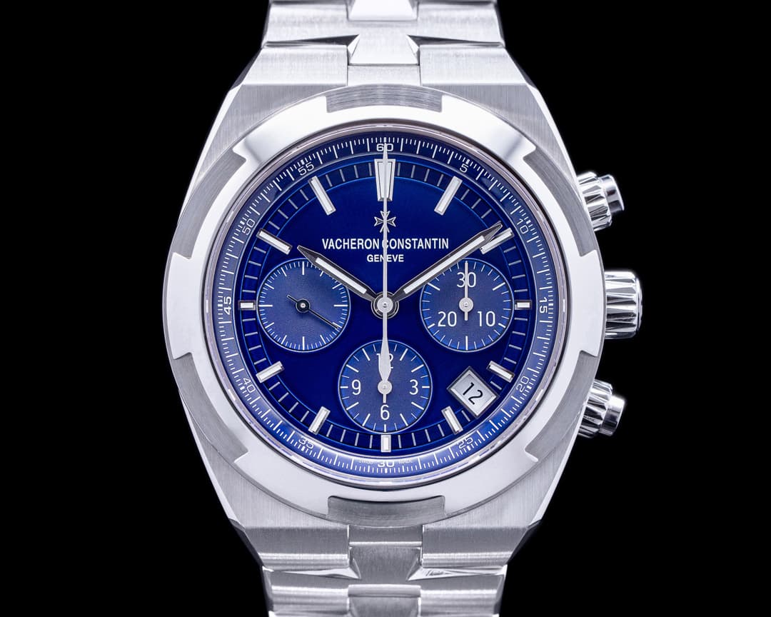 Vacheron Constantin Overseas Chronograph 5500V Blue Dial SS FULL SET