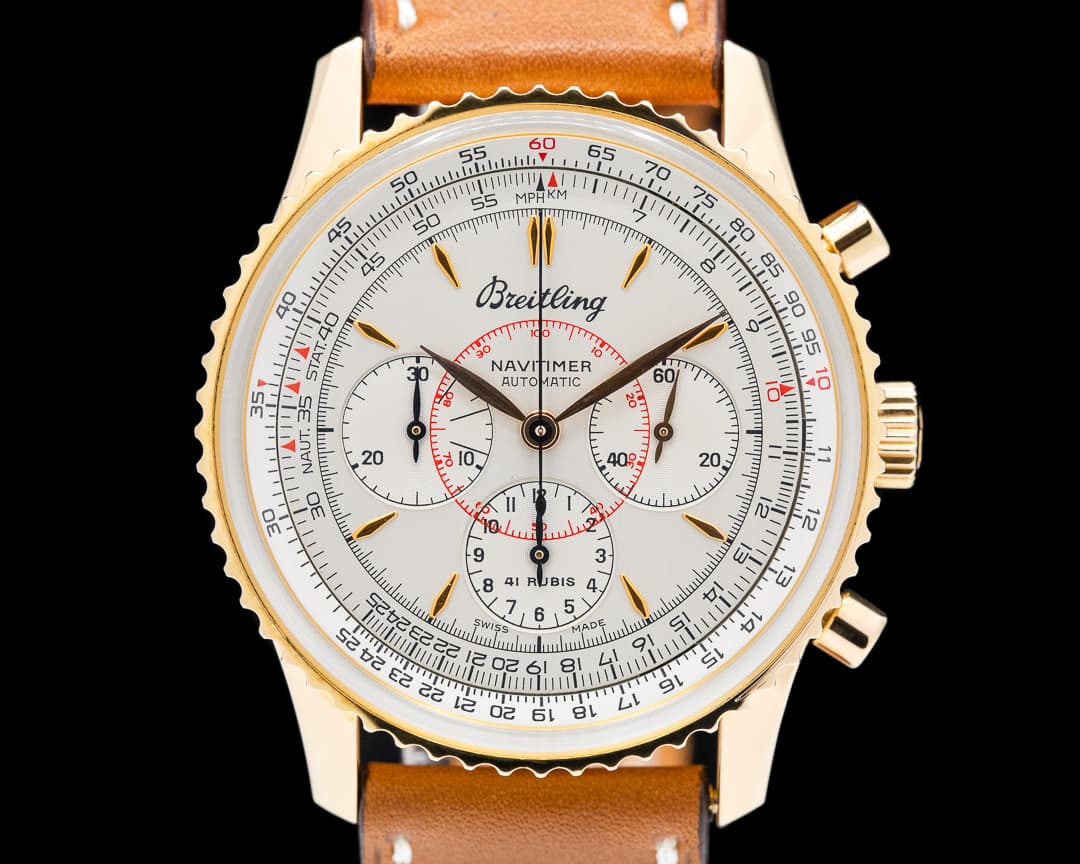 Breitling Navitimer Montbrillant 18k Rose Gold