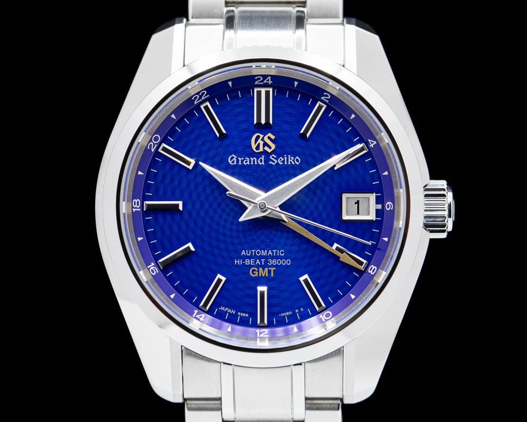 Grand Seiko Grand Seiko Hi-Beat 36000 GMT Blue Peacock dial LIMITED
