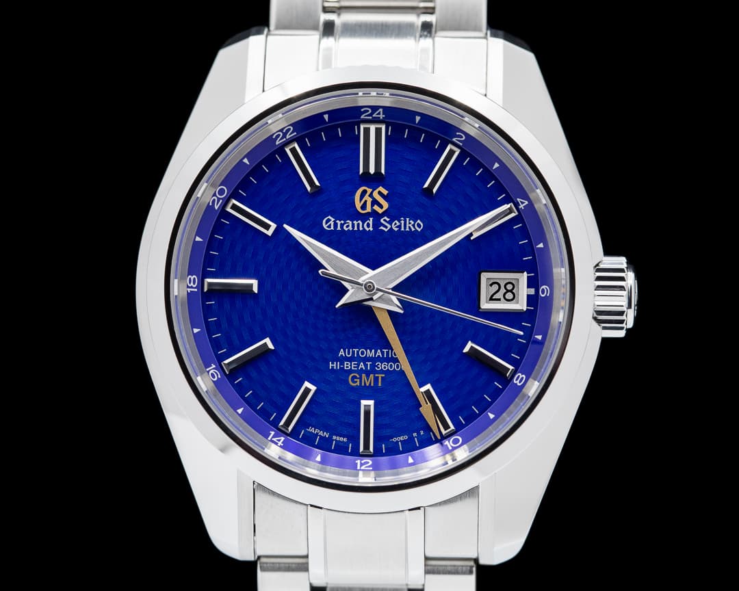 Grand Seiko Grand Seiko Hi-Beat 36000 GMT Blue Peacock dial LIMITED