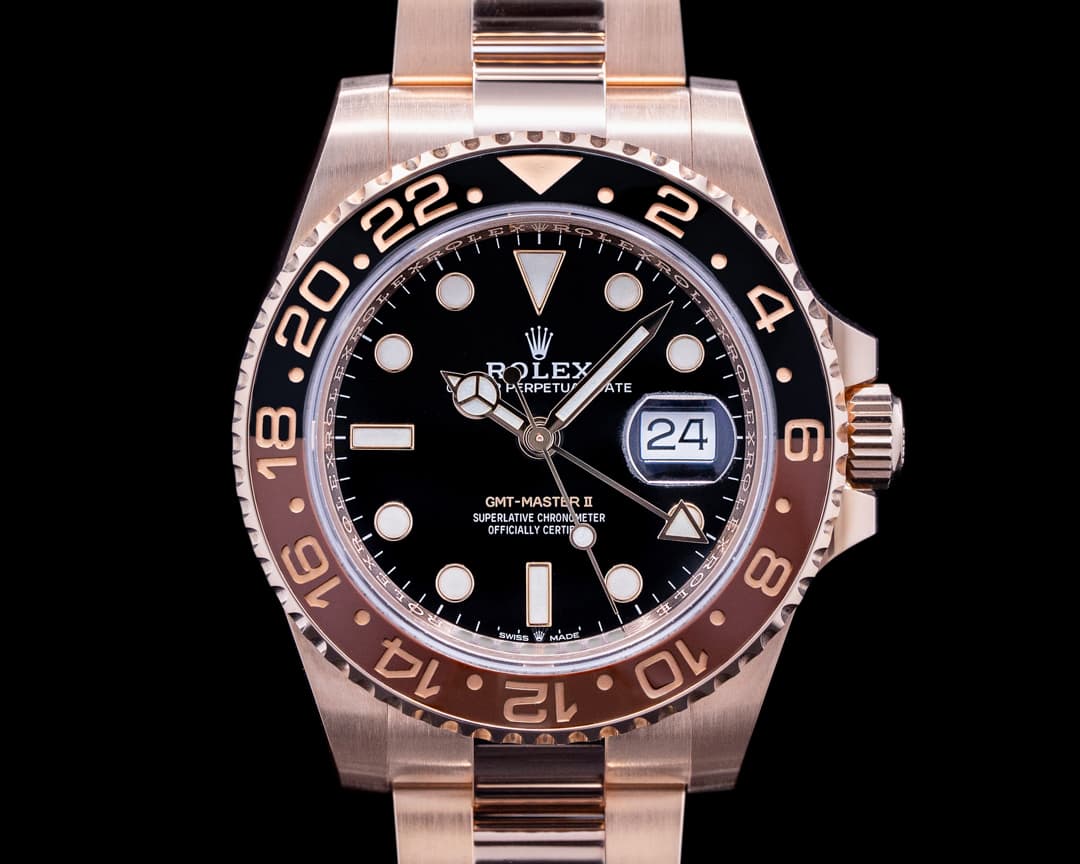 Rolex GMT Master II 126715 18K Everose Ceramic Root Beer