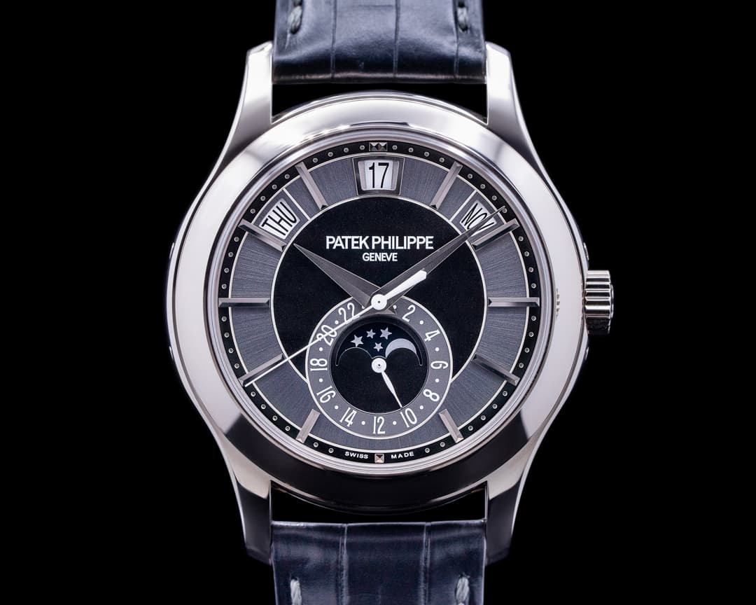 Patek Philippe Annual Calendar Grey Dial 5205G 18K White Gold