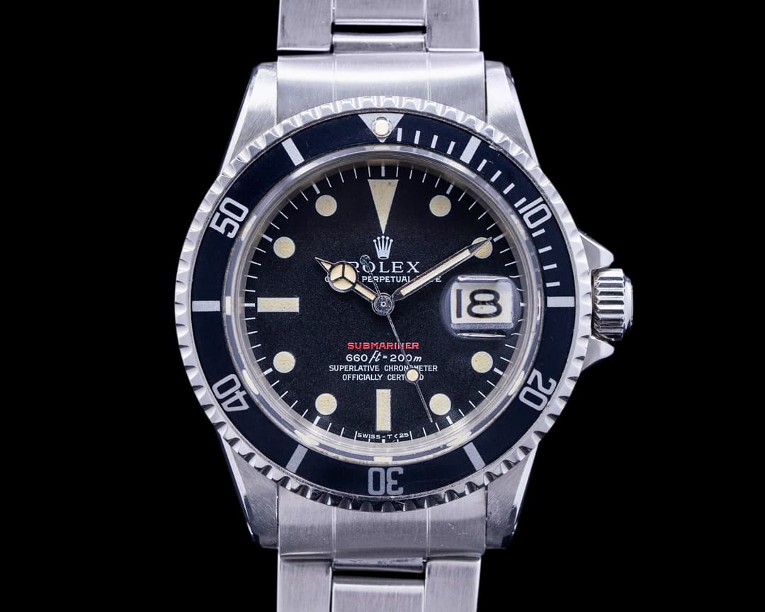 Rolex Submariner 1680 RED MK V Circa 1972 SS
