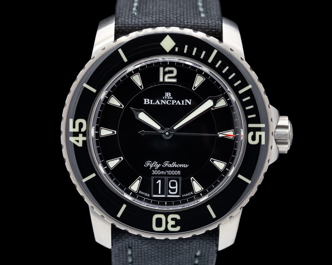 Blancpain Fifty Fathom Grande Date / Black Dial Titanium 2022