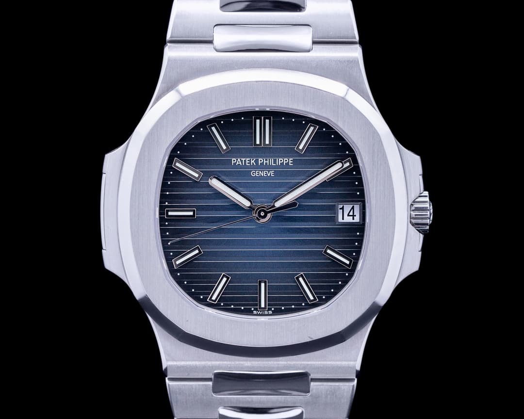 Patek Philippe Jumbo Nautilus 5711 Blue Dial SS FULL SET