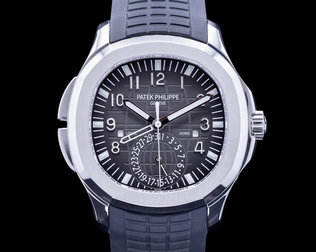 Patek Philippe Aquanaut 5164A Travel Time SS / Rubber