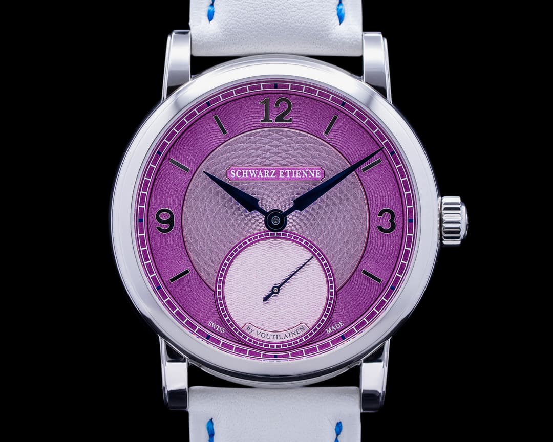 Schwarz Etienne Roma Synergy by Kari Voutilainen SS / Pink-Purple Dial LIMITED For Golds