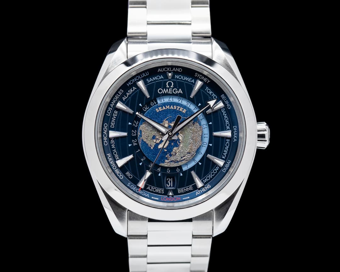 Omega Aqua Terra Co-Axial Master Chronometer GMT Worldtimer