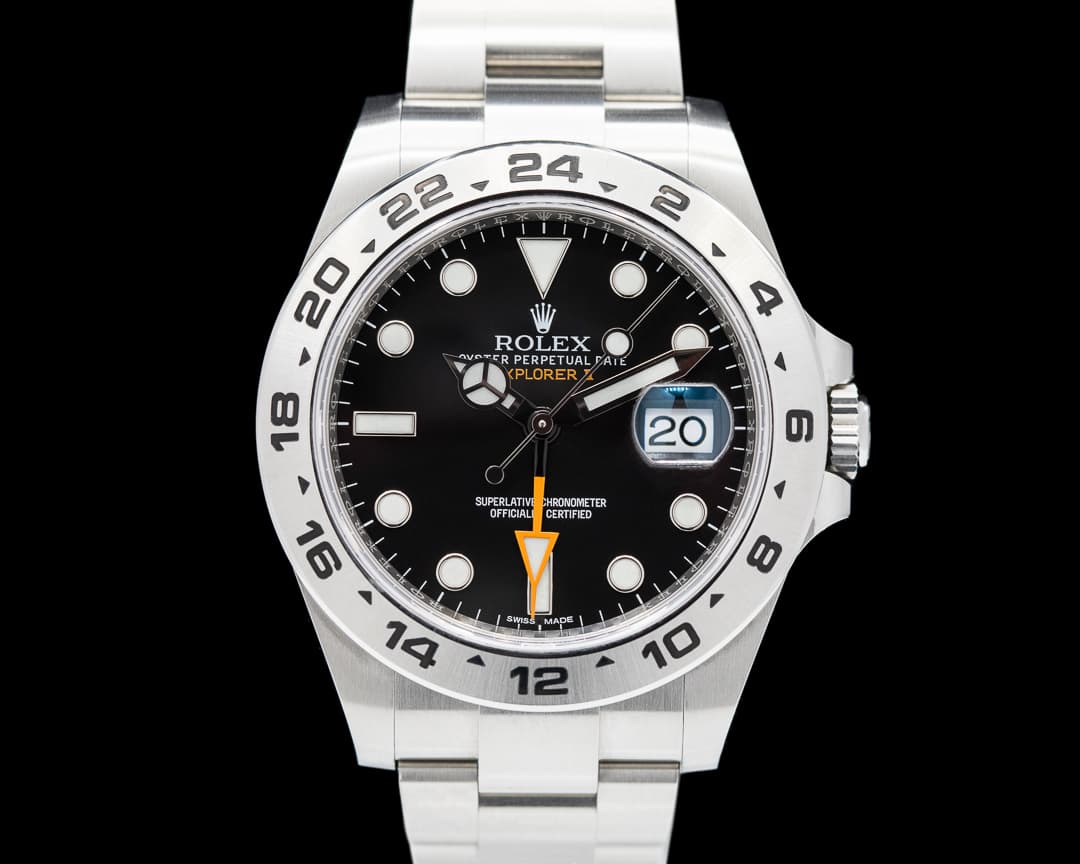 Rolex Explorer II Black Dial SS