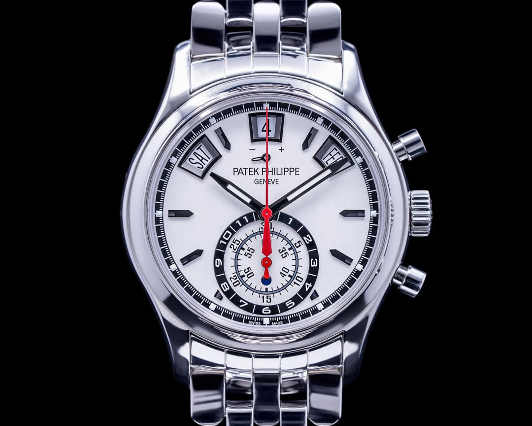 Patek Philippe Annual Calendar 5960 Chronograph SS Silver Dial