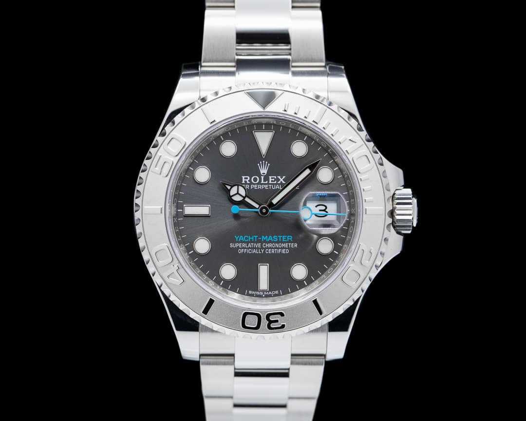 Rolex Yacht Master SS Rhodium Dial / Platinum Bezel
