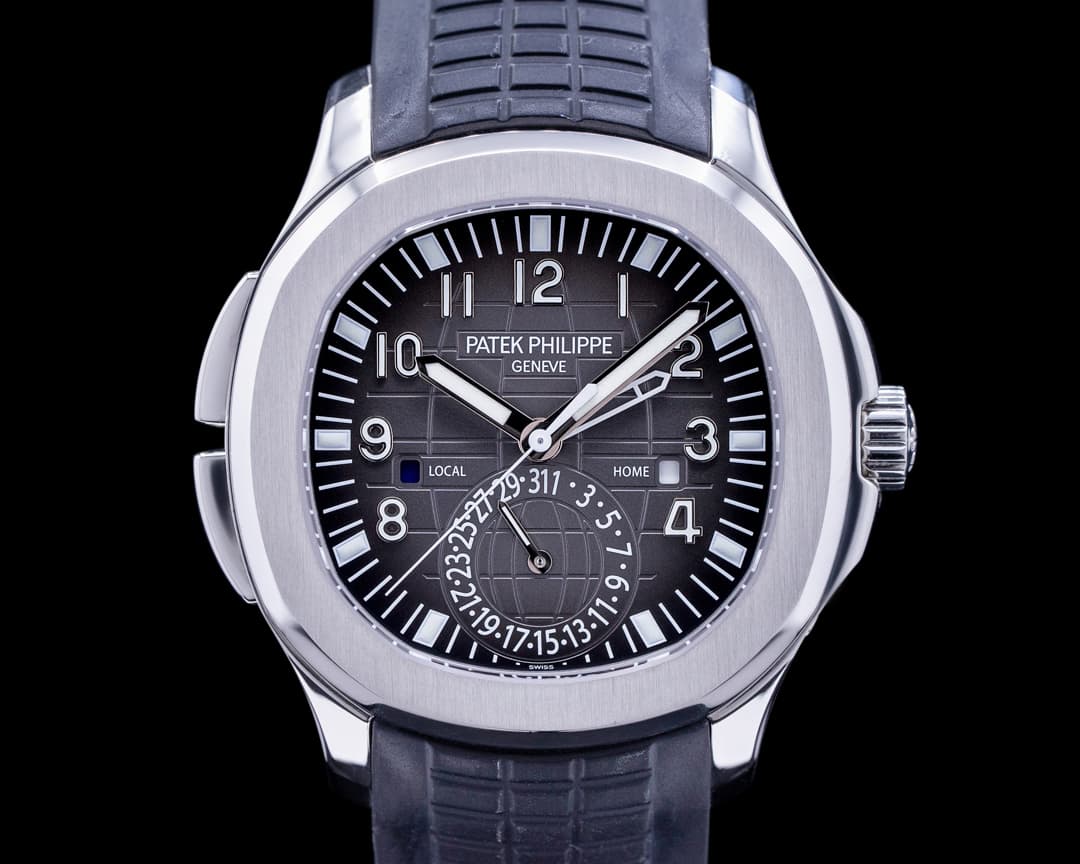 Patek Philippe Aquanaut 5164A Travel Time SS / Rubber