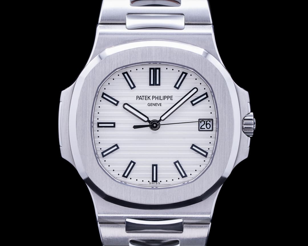Patek Philippe Jumbo Nautilus 5711 White Dial SS