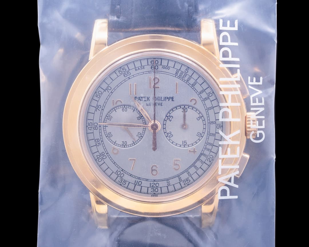 Patek Philippe 5070 Rose Gold Lemania Chronograph / Silver Dial SEALED UNWORN