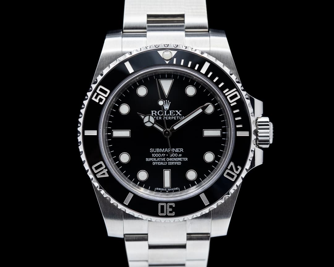 Rolex Submariner 114060 No Date Ceramic Bezel