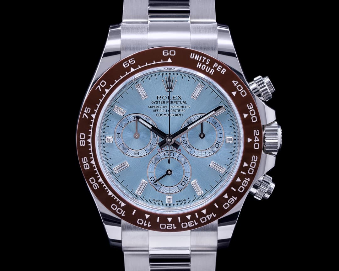 Rolex Daytona Platinum 116506 Glacier Blue Diamond ADDITIONAL DIAL