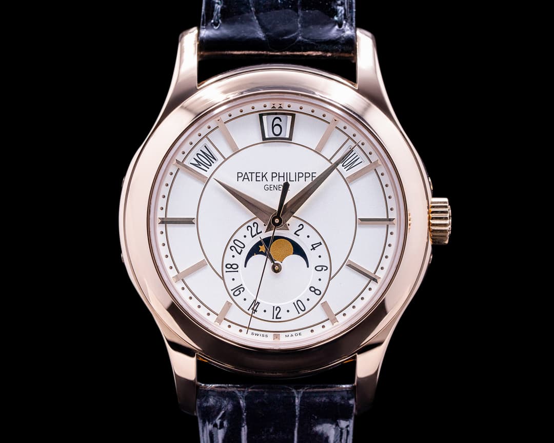 Patek Philippe Annual Calendar 5205R Silver Dial 18K Rose Gold