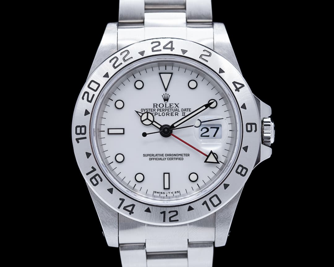 Rolex Explorer II 16570 White Dial FULL SET