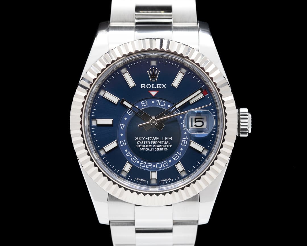 Rolex Sky Dweller 326934 Steel Blue SS / Oyster
